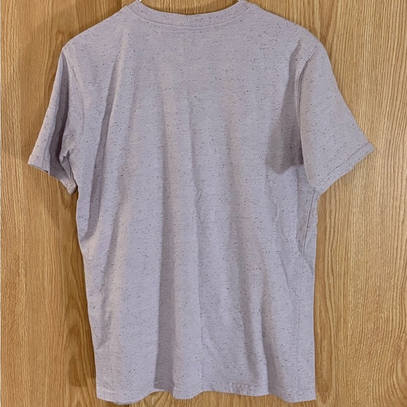 Carhartt Light Lavender and Gray Speckled Relaxed Fit Crewneck Short Sleeve Tee - Picture 2 of 5